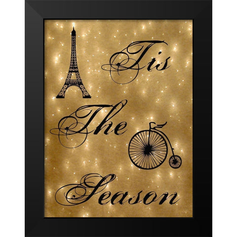 The Season Black Modern Wood Framed Art Print by Lewis, Sheldon