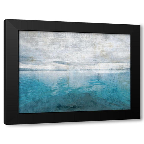 Ocean Blue 2 Black Modern Wood Framed Art Print by Lewis, Sheldon