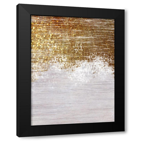 Golden Sophistication Black Modern Wood Framed Art Print with Double Matting by Lewis, Sheldon