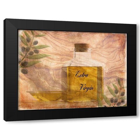 Olive Oil Black Modern Wood Framed Art Print by Lewis, Sheldon