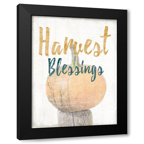 Blessing Black Modern Wood Framed Art Print by Lewis, Sheldon
