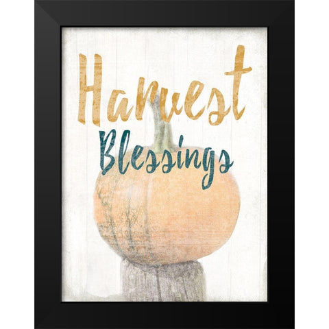 Blessing Black Modern Wood Framed Art Print by Lewis, Sheldon
