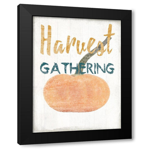 Gathering Black Modern Wood Framed Art Print with Double Matting by Lewis, Sheldon