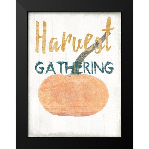 Gathering Black Modern Wood Framed Art Print by Lewis, Sheldon