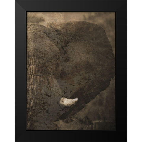 Heard The Heard 2 Black Modern Wood Framed Art Print by Lewis, Sheldon