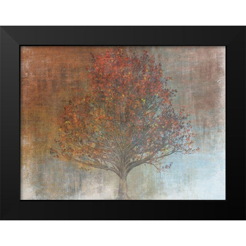 Under The Shaded Tree 2 Black Modern Wood Framed Art Print by Lewis, Sheldon