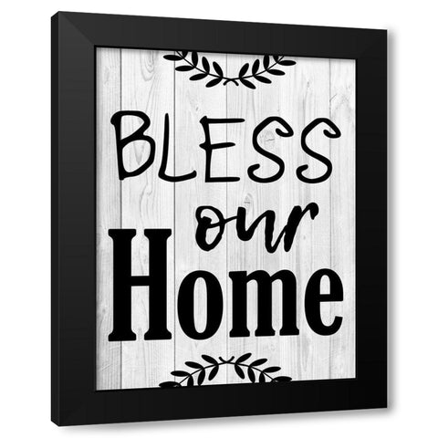 Perfect Family Black Modern Wood Framed Art Print by Lewis, Sheldon