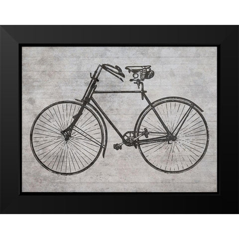 Ride Into The Future Black Modern Wood Framed Art Print by Lewis, Sheldon