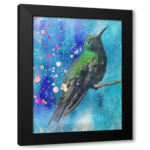 Hummer 2 Black Modern Wood Framed Art Print by Lewis, Sheldon