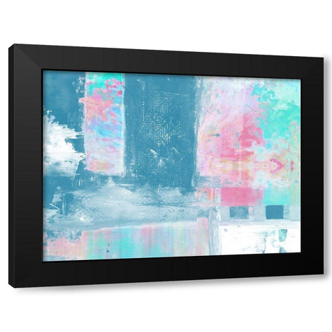 Anticosa 1 Black Modern Wood Framed Art Print with Double Matting by Lewis, Sheldon