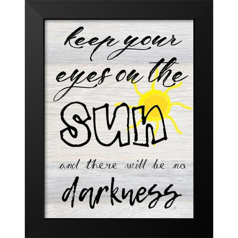 No Shadow Black Modern Wood Framed Art Print by Lewis, Sheldon