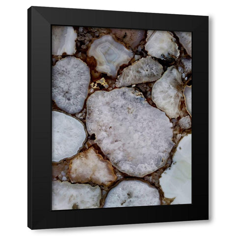 Infinity Stones 1 Black Modern Wood Framed Art Print by Lewis, Sheldon