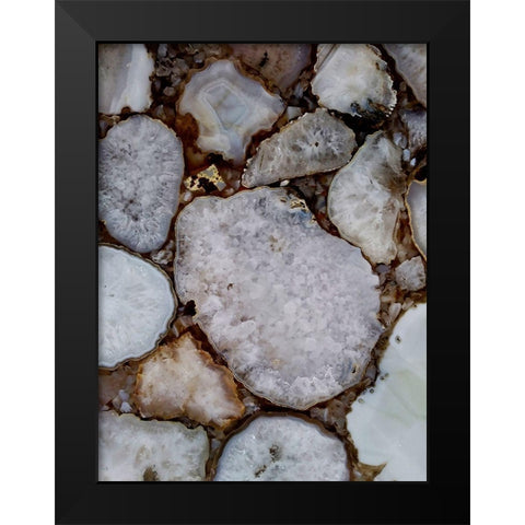 Infinity Stones 1 Black Modern Wood Framed Art Print by Lewis, Sheldon