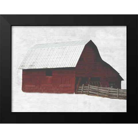 Spice Barn Black Modern Wood Framed Art Print by Lewis, Sheldon