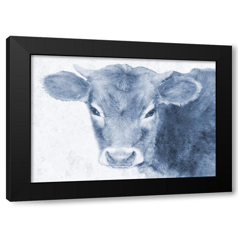 Tone To Tonal Farm Stead Black Modern Wood Framed Art Print with Double Matting by Lewis, Sheldon