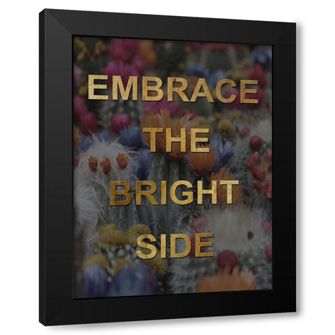 Bright Side Black Modern Wood Framed Art Print by Lewis, Sheldon