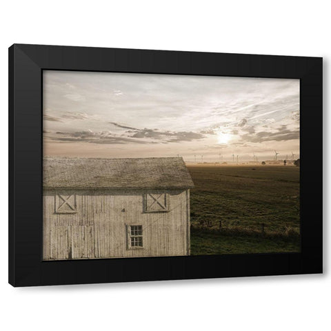 Landscape 2 Black Modern Wood Framed Art Print by Lewis, Sheldon