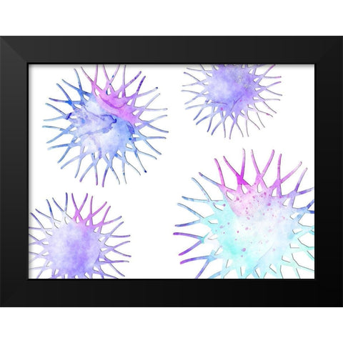 In Theory Black Modern Wood Framed Art Print by Lewis, Sheldon
