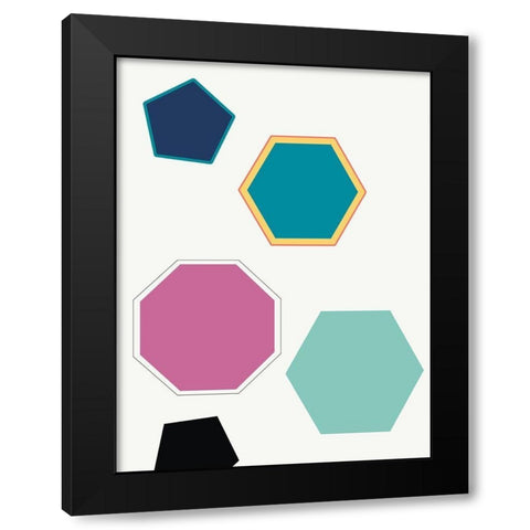 Shapping Up Black Modern Wood Framed Art Print with Double Matting by Lewis, Sheldon