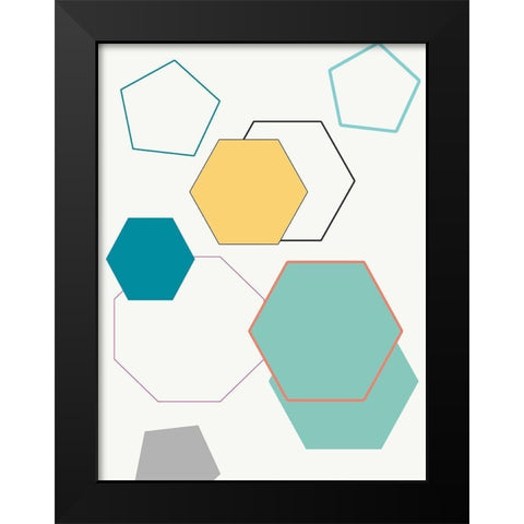 Shapping Up 2 Black Modern Wood Framed Art Print by Lewis, Sheldon