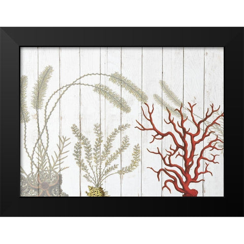 Cosatl Down Under Black Modern Wood Framed Art Print by Lewis, Sheldon
