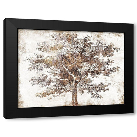 Meadow Wood 2 Black Modern Wood Framed Art Print by Lewis, Sheldon