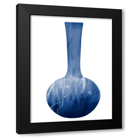 Modern Vase Black Modern Wood Framed Art Print with Double Matting by Lewis, Sheldon