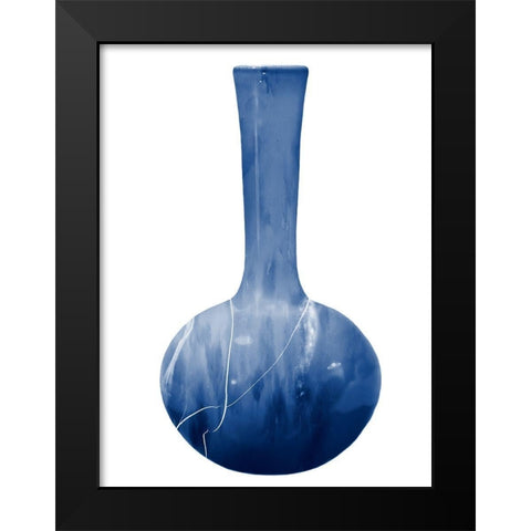 Modern Vase Black Modern Wood Framed Art Print by Lewis, Sheldon
