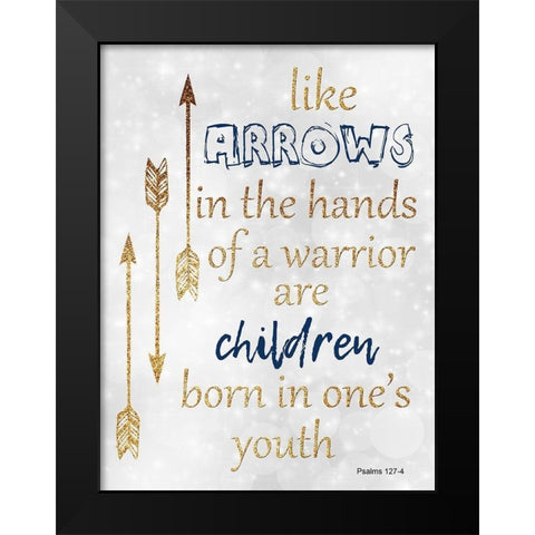Children Black Modern Wood Framed Art Print by Lewis, Sheldon