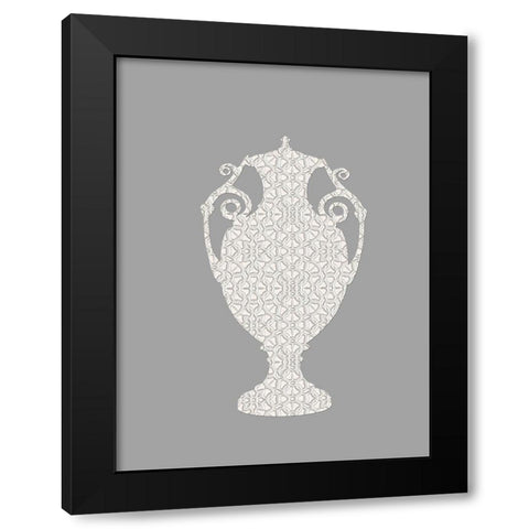 Soft Neutrals Black Modern Wood Framed Art Print by Lewis, Sheldon