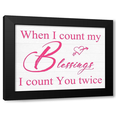 You Are Twice Black Modern Wood Framed Art Print by Lewis, Sheldon