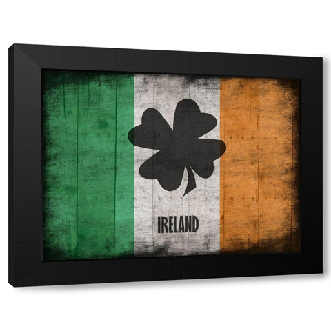 Ireland Black Modern Wood Framed Art Print by Lewis, Sheldon