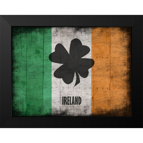 Ireland Black Modern Wood Framed Art Print by Lewis, Sheldon