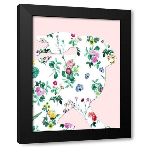 Hopper 1 Black Modern Wood Framed Art Print by Lewis, Sheldon