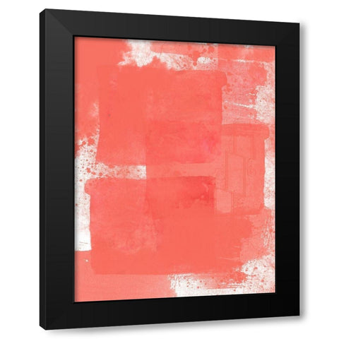 Coral Peddle Black Modern Wood Framed Art Print by Lewis, Sheldon