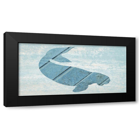 Migration 2 Black Modern Wood Framed Art Print with Double Matting by Lewis, Sheldon