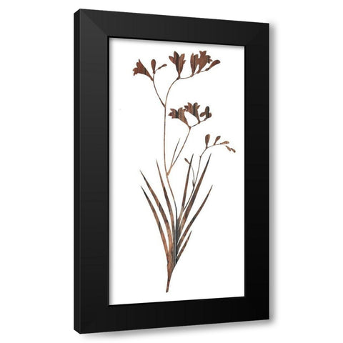 Earth Tone 2 Black Modern Wood Framed Art Print by Lewis, Sheldon