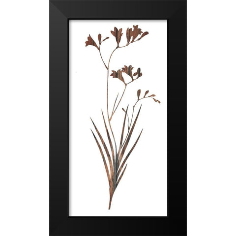 Earth Tone 2 Black Modern Wood Framed Art Print by Lewis, Sheldon