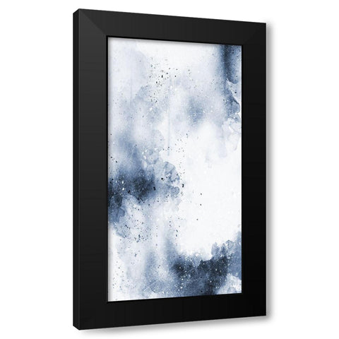 Midnight Blues 1 Black Modern Wood Framed Art Print with Double Matting by Lewis, Sheldon