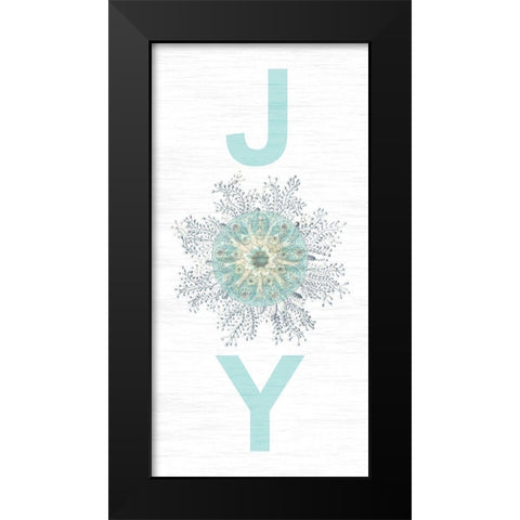 Coast To Joy Black Modern Wood Framed Art Print by Lewis, Sheldon