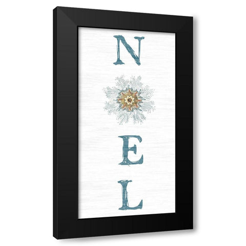 Noel Black Modern Wood Framed Art Print by Lewis, Sheldon