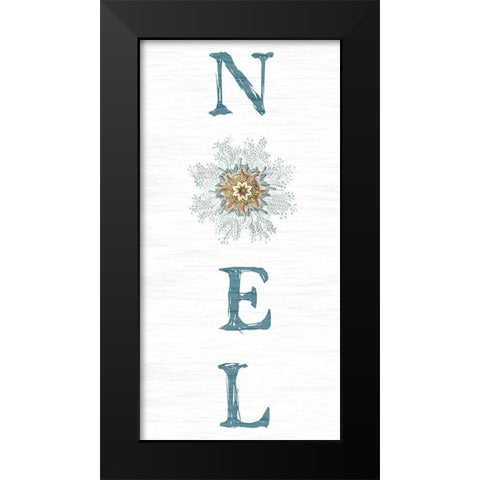 Noel Black Modern Wood Framed Art Print by Lewis, Sheldon