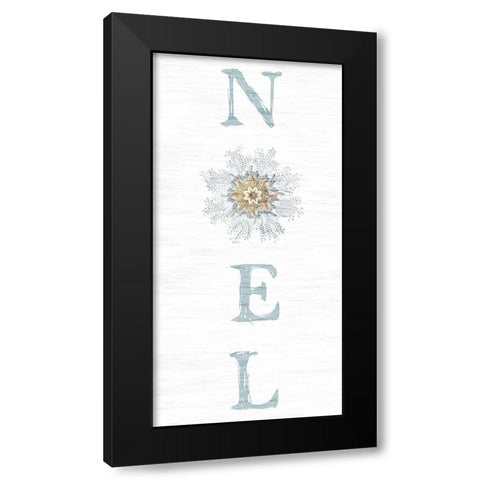Noel Black Modern Wood Framed Art Print by Lewis, Sheldon