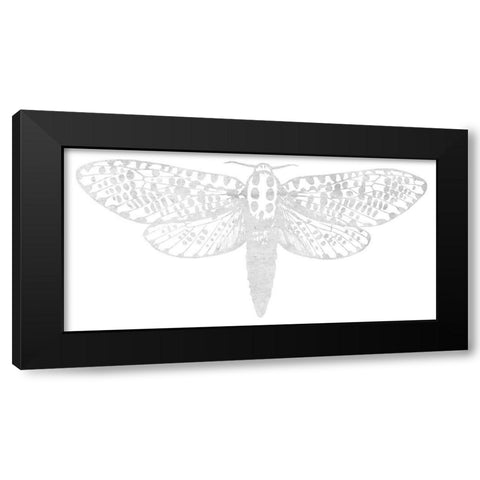 Floating Angel Black Modern Wood Framed Art Print by Lewis, Sheldon