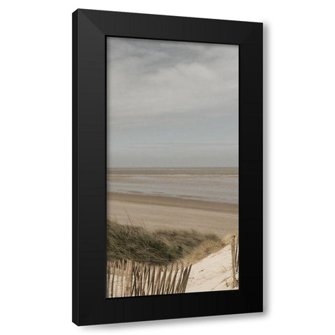 Bathway Beach 3 Black Modern Wood Framed Art Print by Lewis, Sheldon