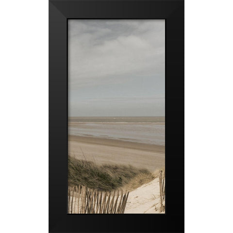 Bathway Beach 3 Black Modern Wood Framed Art Print by Lewis, Sheldon
