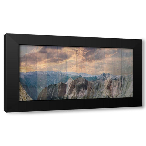 Far Out In The Distance Black Modern Wood Framed Art Print with Double Matting by Lewis, Sheldon