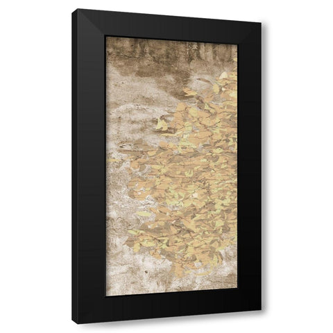 Natures Cluster Black Modern Wood Framed Art Print with Double Matting by Lewis, Sheldon