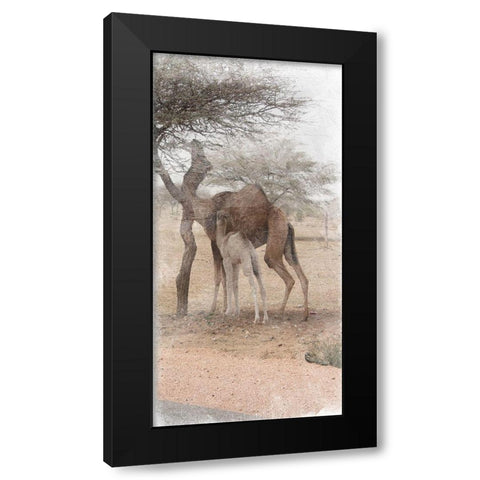 Family Dinner 2 Black Modern Wood Framed Art Print with Double Matting by Lewis, Sheldon