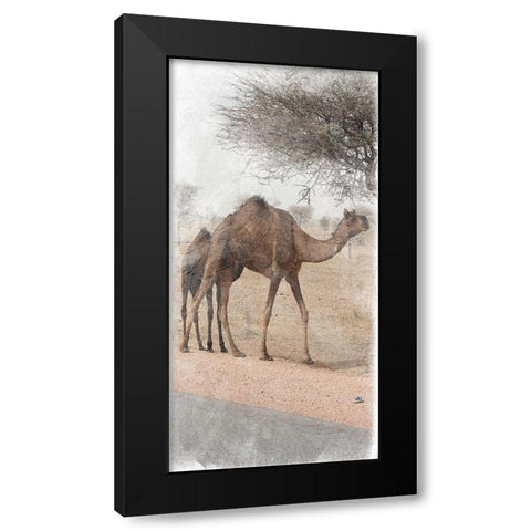 Family Dinner 3 Black Modern Wood Framed Art Print by Lewis, Sheldon